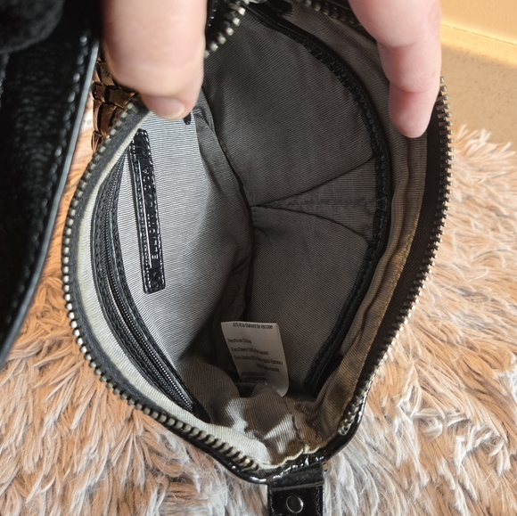 Elliott Lucca Woven Black  Leather bag - Picture 5 of 16